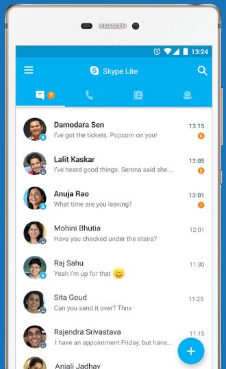  Microsoft  Skype Lite  Android 