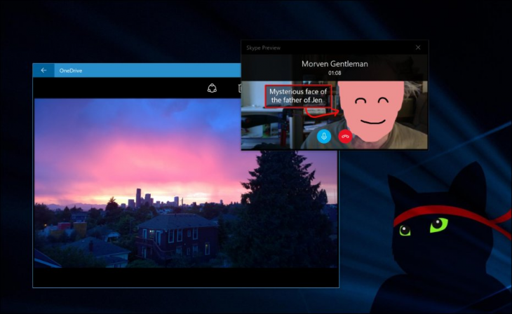  Skype Preview   CompactOverlay  Windows 10 build 15048 