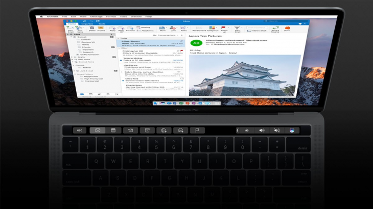  Outlook  macOS   Touch Bar  MacBook Pro 