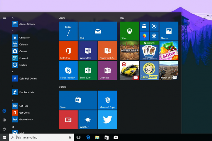  Microsoft        Windows 10 