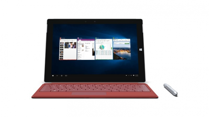  Microsoft   Surface 3   299  
