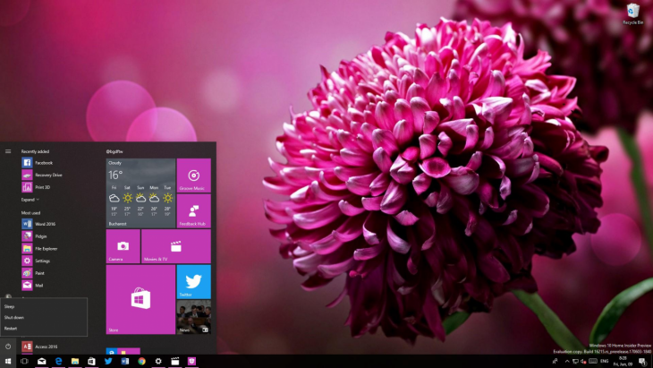    Windows 10 16215   