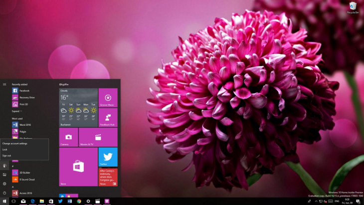    Windows 10 16215   