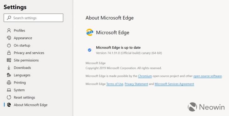   Microsoft Edge  Chromium