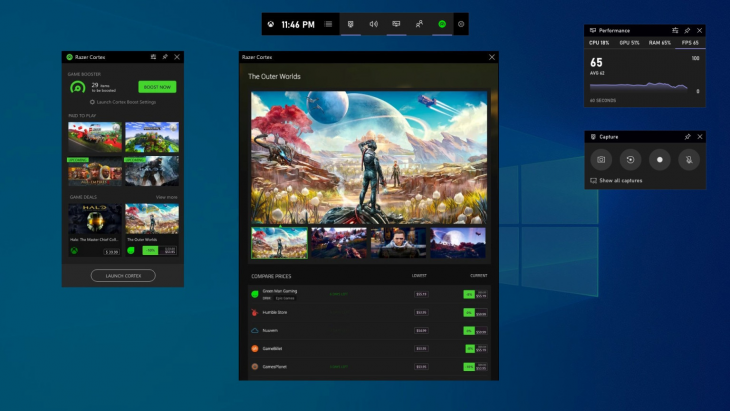 Microsoft анонсировала виджеты для Xbox Game Bar